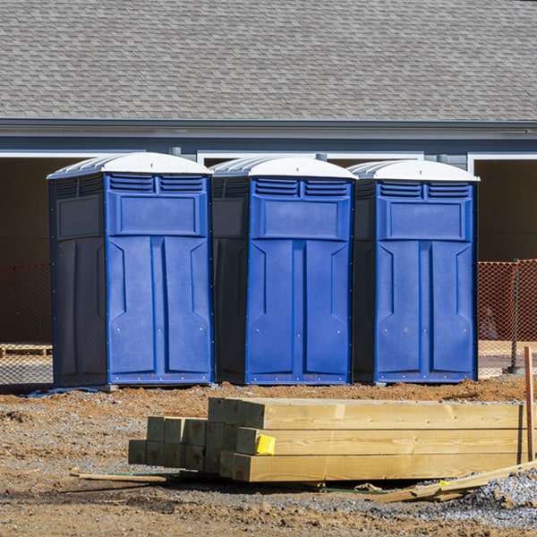 do you offer hand sanitizer dispensers inside the portable restrooms in Chautauqua NY